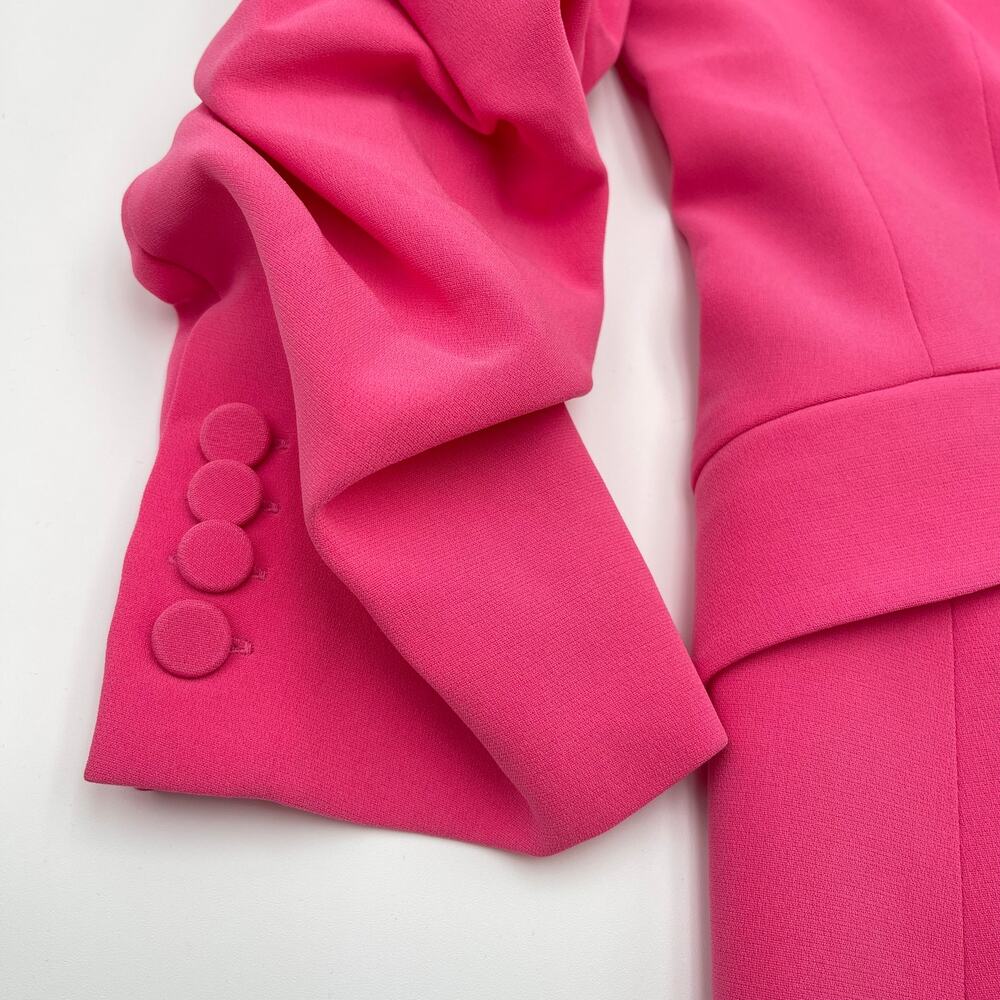Cinq a Sept | NWT Pink Azalea Crepe Suit Kris Blazer Matching Brianne Pants 0 - Picture 8 of 16